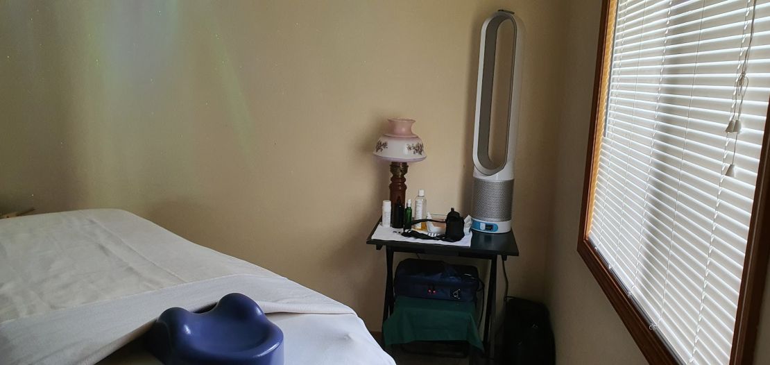 Touch of Light Therapeutic Massage's treatment room